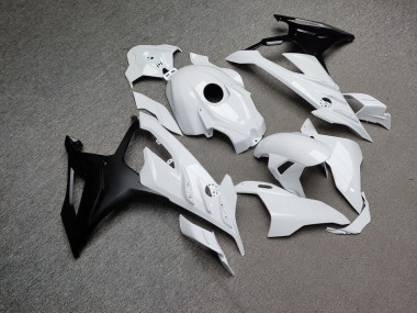 Purchase 2023-2024 Glossy White Matte Black BMW S1000RR Motorcycle Fairings UK