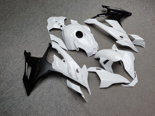 Purchase 2023-2024 Glossy White Matte Black BMW S1000RR Motorcycle Fairings UK