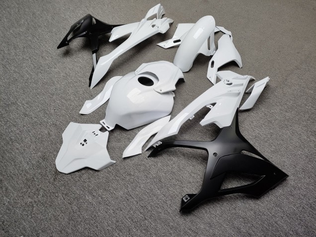 Purchase 2023-2024 Glossy White Matte Black BMW S1000RR Motorcycle Fairings UK