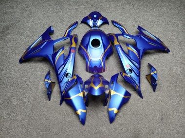 Purchase 2023-2024 Matte Candy Blue Gold BMW S1000RR Motorcycle Fairings UK