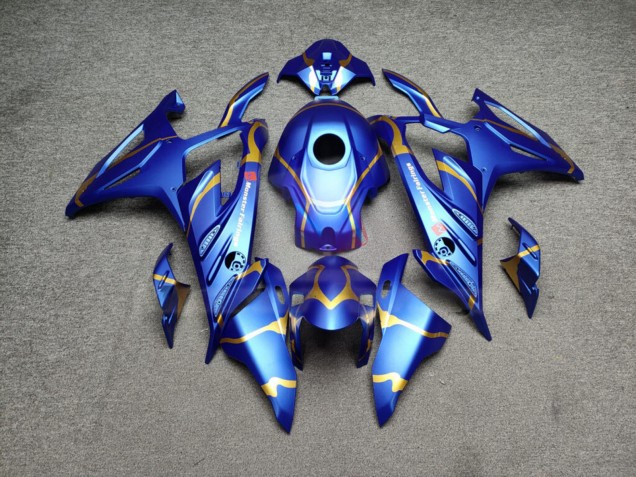 Purchase 2023-2024 Matte Candy Blue Gold BMW S1000RR Motorcycle Fairings UK