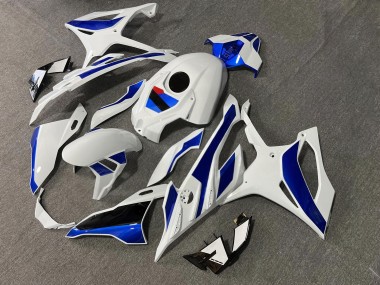 Purchase 2023-2024 Glossy White Blue Black BMW S1000RR Motorcycle Fairings UK