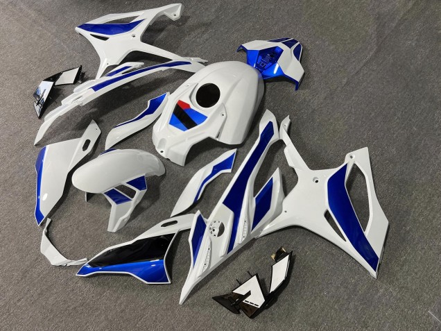 Purchase 2023-2024 Glossy White Blue Black BMW S1000RR Motorcycle Fairings UK