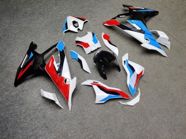 Purchase 2023-2024 Glossy White Red Light Blue BMW S1000RR Motorcycle Fairings UK