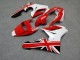 Purchase 2006-2008 Glossy Red & White with Black Triumph Daytona 675 Triple Motorcycle Fairings UK
