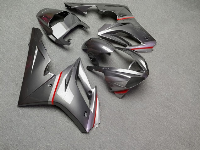 Purchase 2006-2008 Glossy Metallic Grey with Red Triumph Daytona 675 Triple Motorcycle Fairings UK