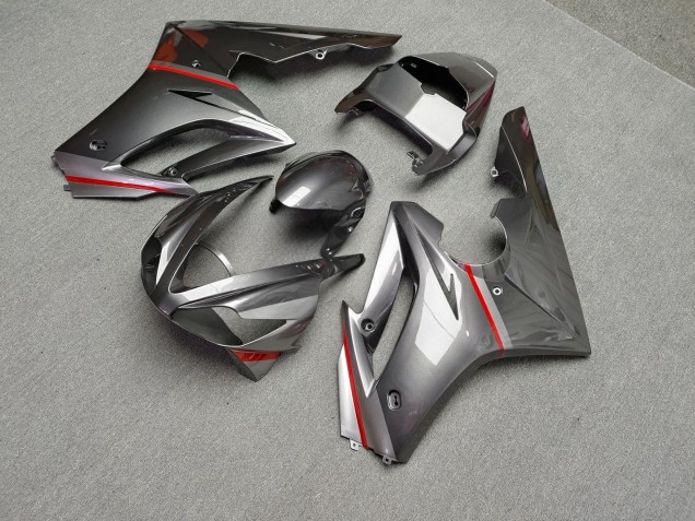 Purchase 2006-2008 Glossy Metallic Grey with Red Triumph Daytona 675 Triple Motorcycle Fairings UK