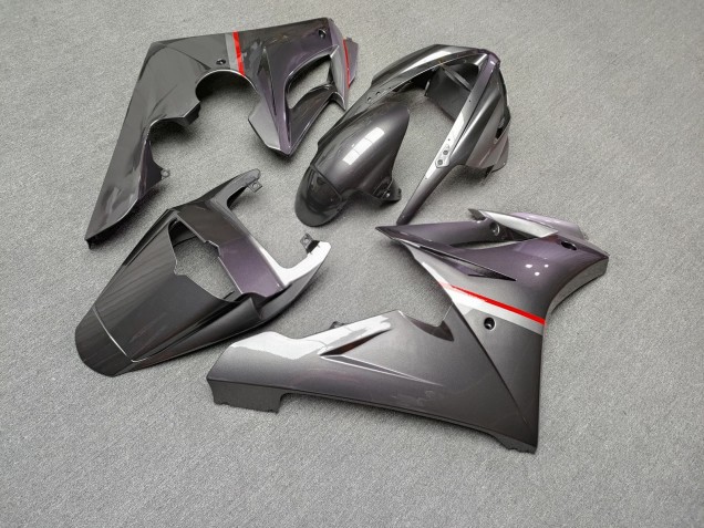 Purchase 2006-2008 Glossy Metallic Grey with Red Triumph Daytona 675 Triple Motorcycle Fairings UK