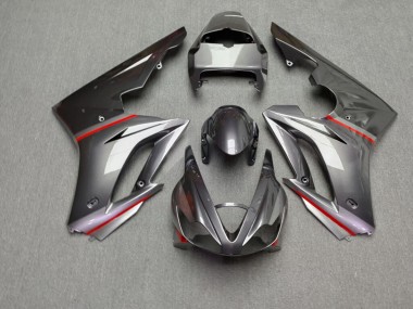 Purchase 2006-2008 Glossy Metallic Grey with Red Triumph Daytona 675 Triple Motorcycle Fairings UK