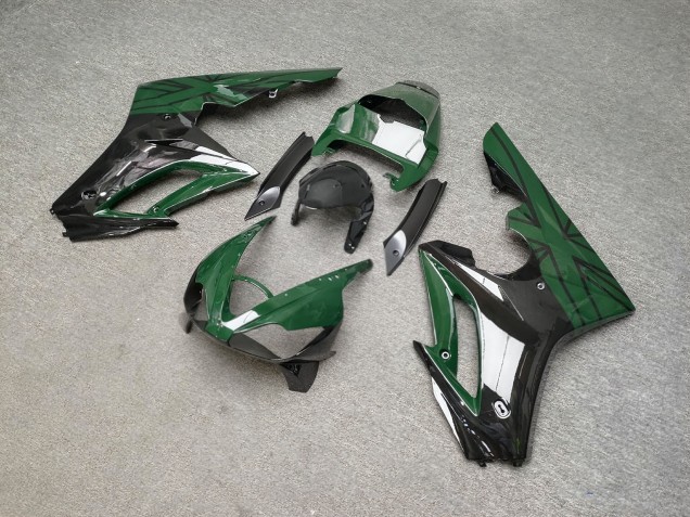 Purchase 2006-2008 Glossy Green Black Flag Triumph Daytona 675 Triple Motorcycle Fairings UK