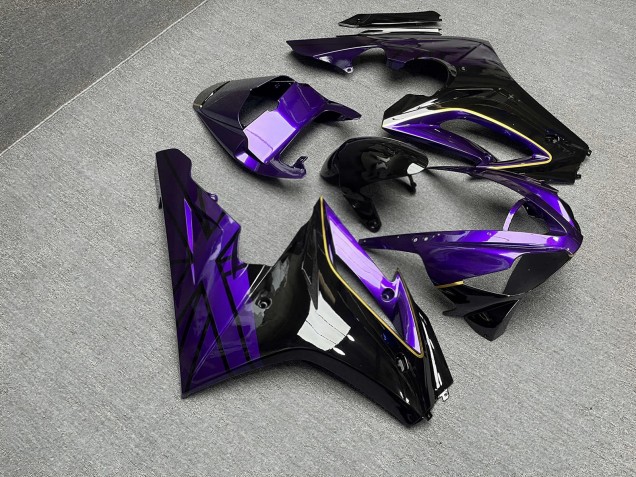 Purchase 2006-2008 Glossy Black Purple Gold Triumph Daytona 675 Triple Motorcycle Fairings UK