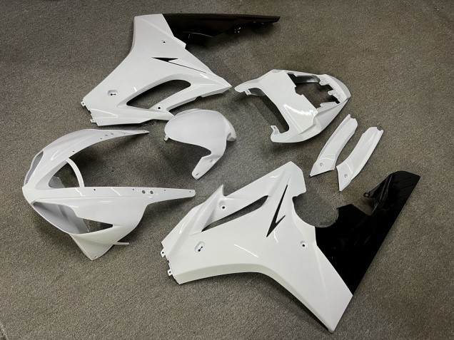 Purchase 2006-2008 Glossy White Black Triumph Daytona 675 Triple Motorcycle Fairings UK