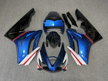 Purchase 2006-2008 Glossy Blue Black White Triumph Daytona 675 Triple Motorcycle Fairings UK