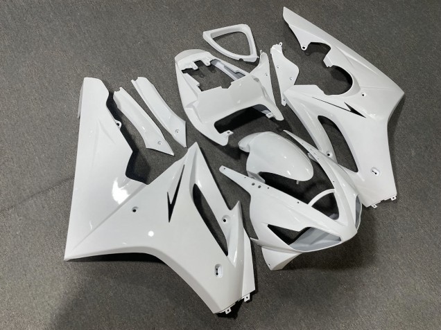 Purchase 2006-2008 Glossy White Triumph Daytona 675 Triple Motorcycle Fairings UK