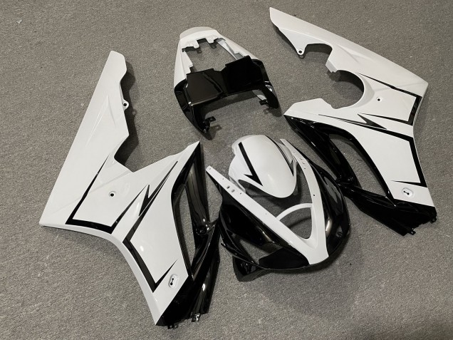 Purchase 2006-2008 White Silver Black Triumph Daytona 675 Triple Motorcycle Fairings UK