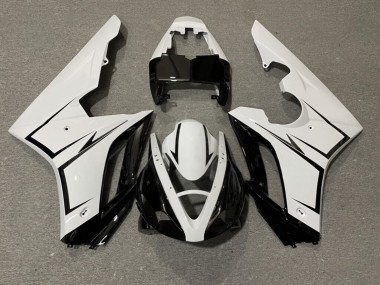Purchase 2006-2008 White Silver Black Triumph Daytona 675 Triple Motorcycle Fairings UK