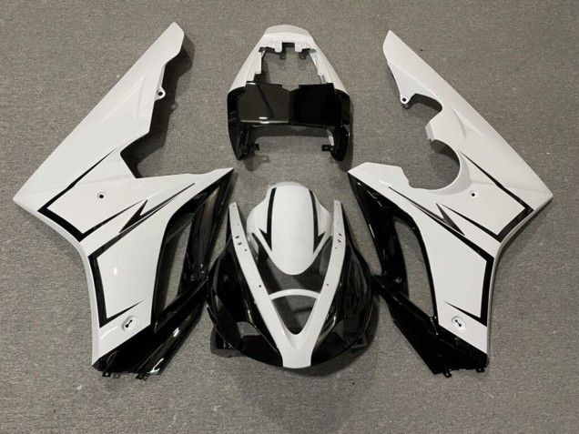 Purchase 2006-2008 White Silver Black Triumph Daytona 675 Triple Motorcycle Fairings UK