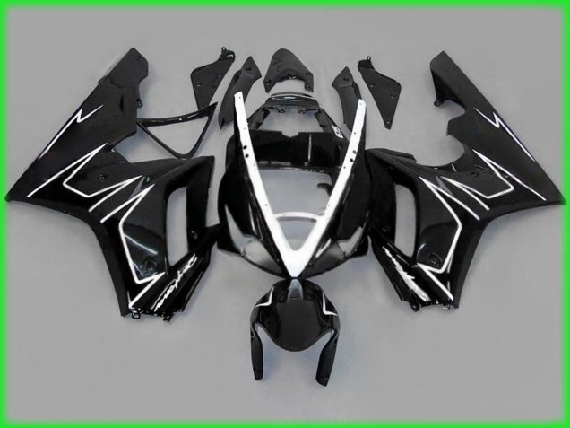 Purchase 2006-2008 Black Glossy White Triumph Daytona 675 Triple Motorcycle Fairings UK
