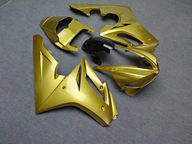 Purchase 2009-2012 Glossy Gold & Black Triumph Daytona 675 Triple Motorcycle Fairings UK