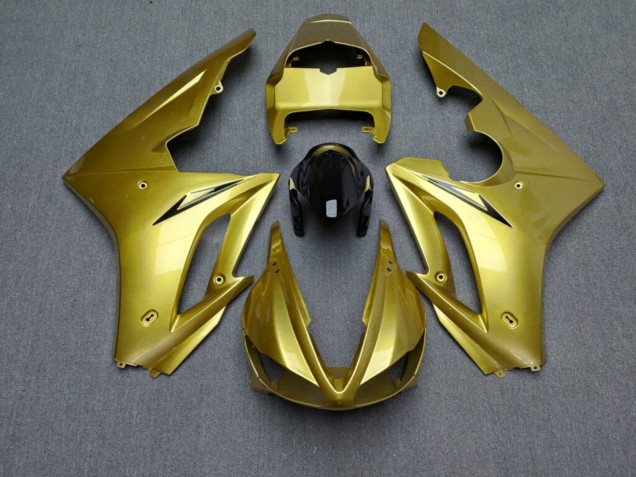Purchase 2009-2012 Glossy Gold & Black Triumph Daytona 675 Triple Motorcycle Fairings UK