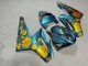Purchase 2009-2012 Glossy Light Blue with Gold Roses Triumph Daytona 675 Triple Motorcycle Fairings UK