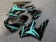 Purchase 2009-2012 Glossy Black Teal Triumph Daytona 675 Triple Motorcycle Fairings UK