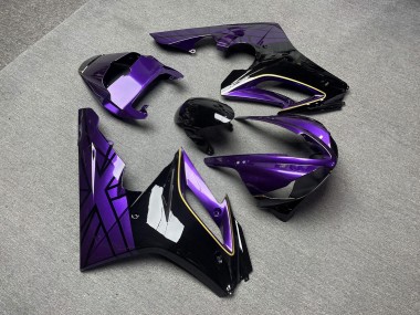Purchase 2009-2012 Glossy Purple & Black with Gold Triumph Daytona 675 Triple Motorcycle Fairings UK