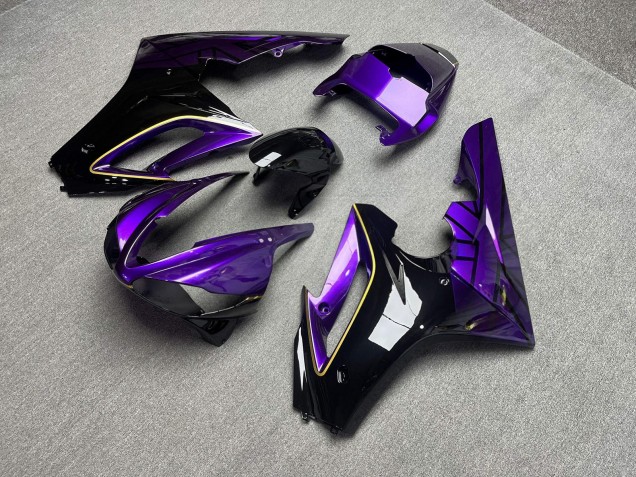 Purchase 2009-2012 Glossy Purple & Black with Gold Triumph Daytona 675 Triple Motorcycle Fairings UK