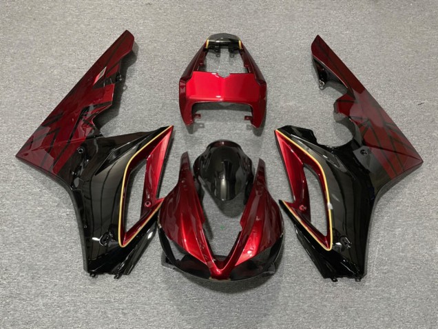 Purchase 2009-2012 Glossy Red Black Triumph Daytona 675 Triple Motorcycle Fairings UK