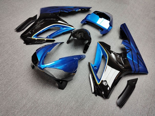Purchase 2009-2012 Glossy Light Blue Black Triumph Daytona 675 Triple Motorcycle Fairings UK