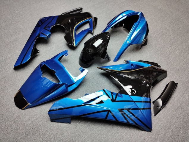 Purchase 2009-2012 Glossy Light Blue Black Triumph Daytona 675 Triple Motorcycle Fairings UK