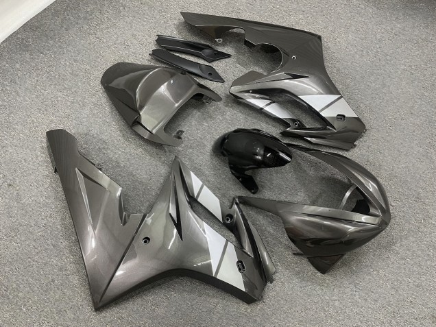 Purchase 2009-2012 Glossy Grey White Triumph Daytona 675 Triple Motorcycle Fairings UK