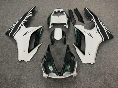 Purchase 2009-2012 Glossy White Green Triumph Daytona 675 Triple Motorcycle Fairings UK