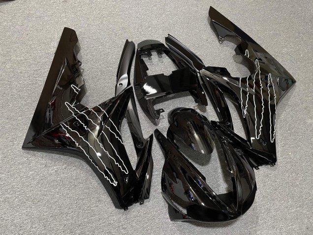 Purchase 2009-2012 Glossy Black Triumph Daytona 675 Triple Motorcycle Fairings UK