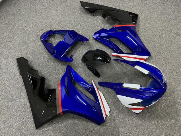 Purchase 2009-2012 Glossy Blue White Triumph Daytona 675 Triple Motorcycle Fairings UK