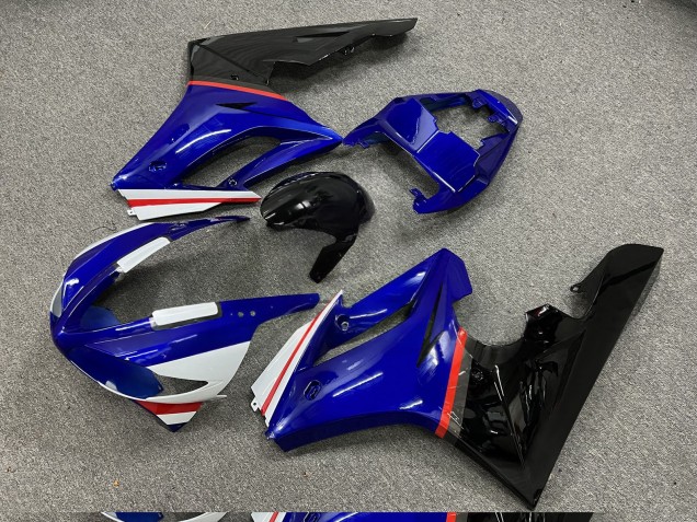 Purchase 2009-2012 Glossy Blue White Triumph Daytona 675 Triple Motorcycle Fairings UK