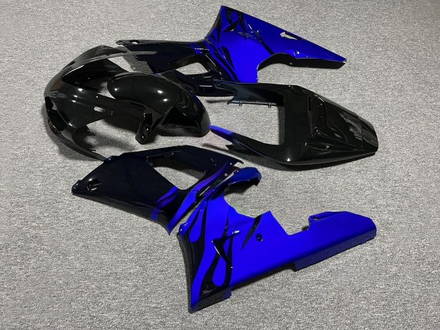 Purchase 1998-1999 Glossy Black Blue Flame Yamaha R1 Motorcycle Fairings UK