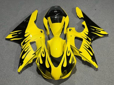 Purchase 1998-1999 Glossy Yellow with Black Flame Yamaha R1 Motorcycle Fairings UK