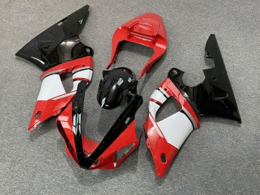 Purchase 2000-2001 Glossy Red Black White Yamaha R1 Motorcycle Fairings UK