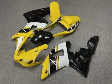 Purchase 2000-2001 Glossy Yellow Black White Yamaha R1 Motorcycle Fairings UK
