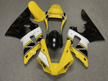 Purchase 2000-2001 Glossy Yellow Black White Yamaha R1 Motorcycle Fairings UK