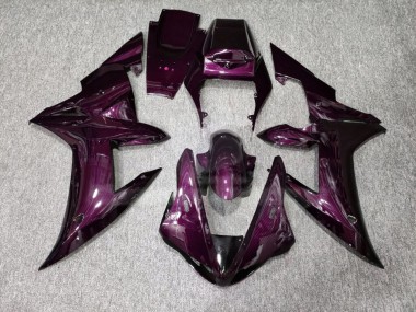 Purchase 2002-2003 Glossy Pink Carbon Fiber Style Yamaha R1 Motorcycle Fairings UK