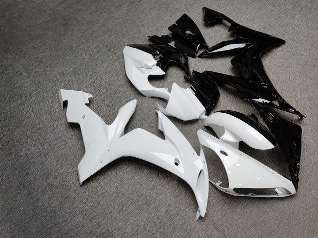 Purchase 2004-2006 Glossy White Black Split Yamaha R1 Motorcycle Fairings UK