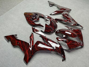 Purchase 2004-2006 Glossy Black Red Lightning Yamaha R1 Motorcycle Fairings UK