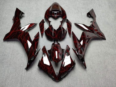 Purchase 2004-2006 Glossy Black Red Lightning Yamaha R1 Motorcycle Fairings UK