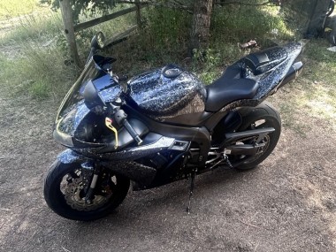 Purchase 2004-2006 Glossy Forged Carbon Fiber Style Matte Black Yamaha R1 Motorcycle Fairings UK