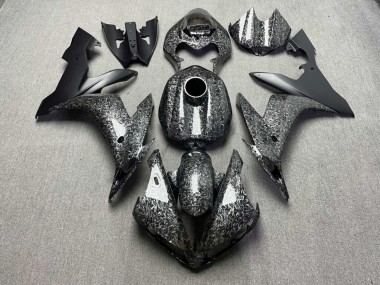 Purchase 2004-2006 Glossy Forged Carbon Fiber Style Matte Black Yamaha R1 Motorcycle Fairings UK