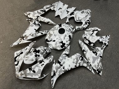 Purchase 2004-2006 Glossy White Camo Yamaha R1 Motorcycle Fairings UK