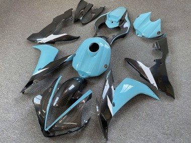Purchase 2004-2006 Light Blue Carbon Style Yamaha R1 Motorcycle Fairings UK