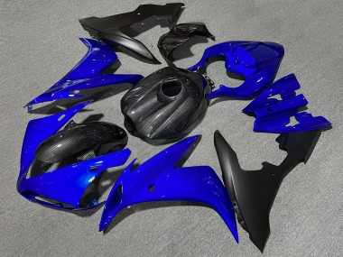 Purchase 2004-2006 Glossy Blue Carbon Fiber Style Yamaha R1 Motorcycle Fairings UK